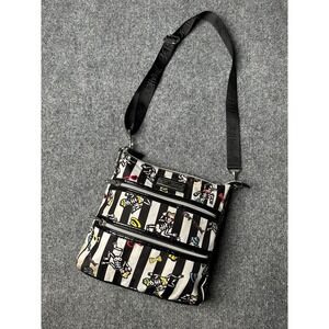 Womens Betsey Johnson Skeleton Print Crossbody Bag, Size One Size